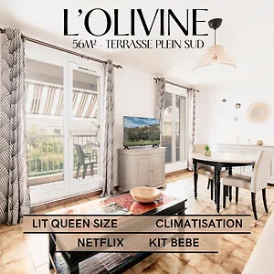 Appartement T2 55m2 Climatisé Proche Plages Centre, La Londe-les-Maures